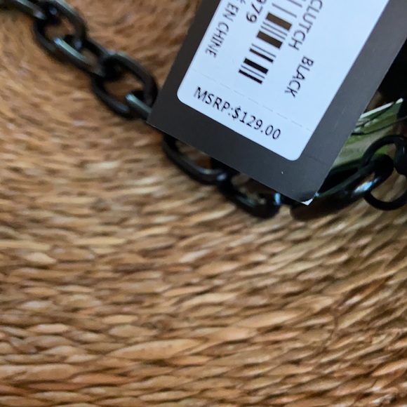 New badgley mischka black shoulder chain bag - Picture 8 of 10